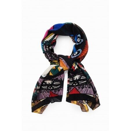 Foulard rettangolare plissettata sfumata Donna DESIGUAL M. Christian Lacroix
