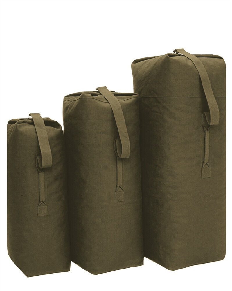 SACCA MILITARE AMERICANA DUFFLE BAG BY MIL-TEC 85 LITRI  MEDIUM COLORE VERDE