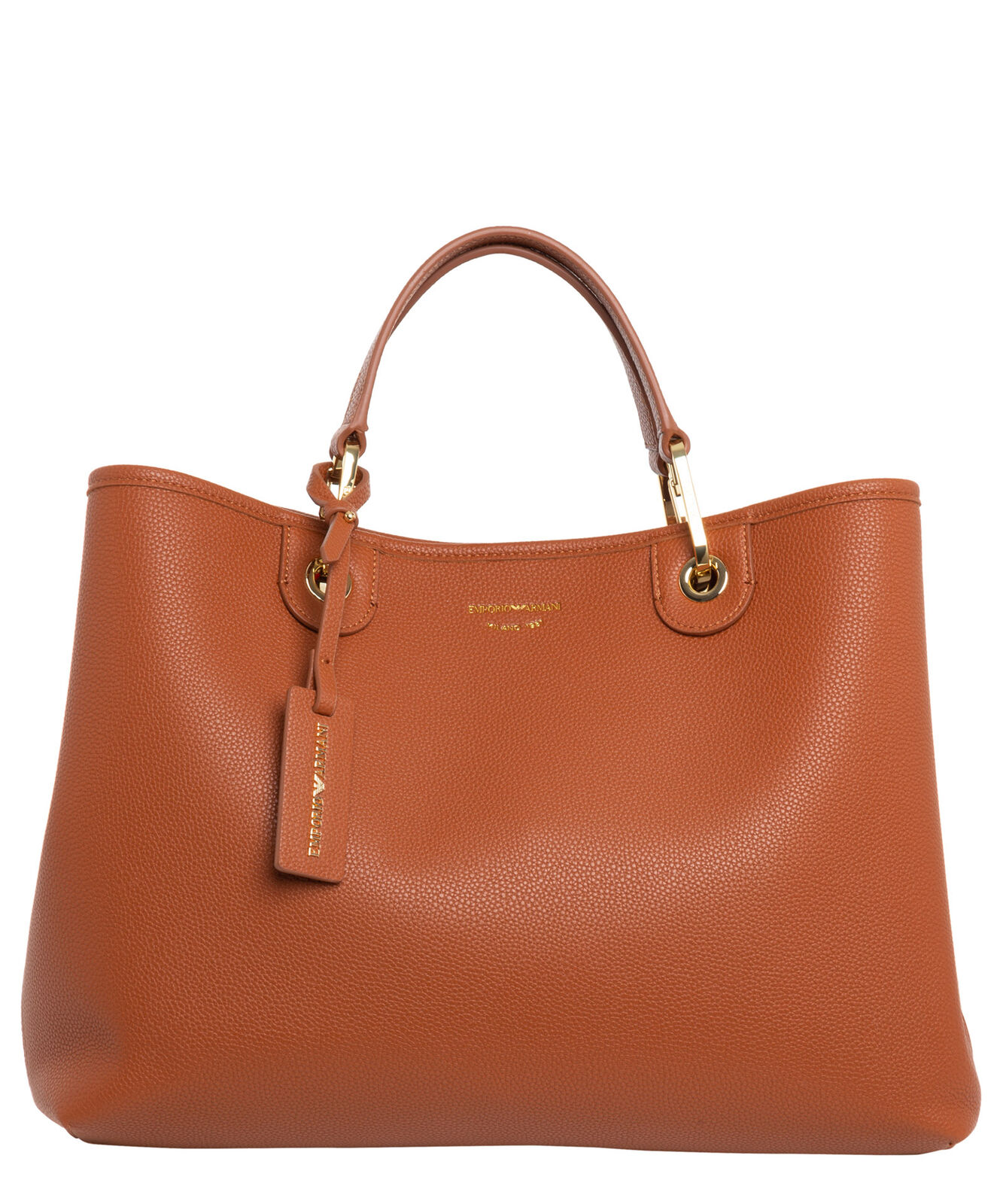 Emporio Armani shopping bag donna myea Y3D165YFO5B185550 marrone Leather grande