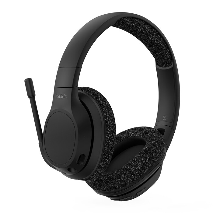Belkin Cuffie Bluetooth a Padiglione Microfono Nero Soundform Adapt AUD005BTBLK