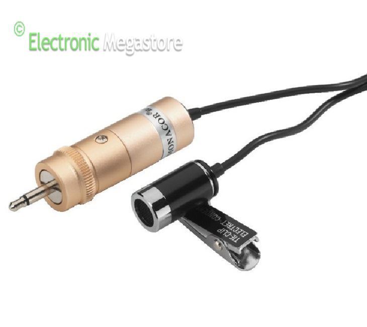 MONACOR ECM-3003 MICROFONO ELETTRETE CRAVATTA CAPSULA ONNIDIREZIONALE JACK 3,5MM