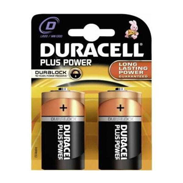 Batterie D LR20 MN1300 Duracell Alcaline PLUS POWER