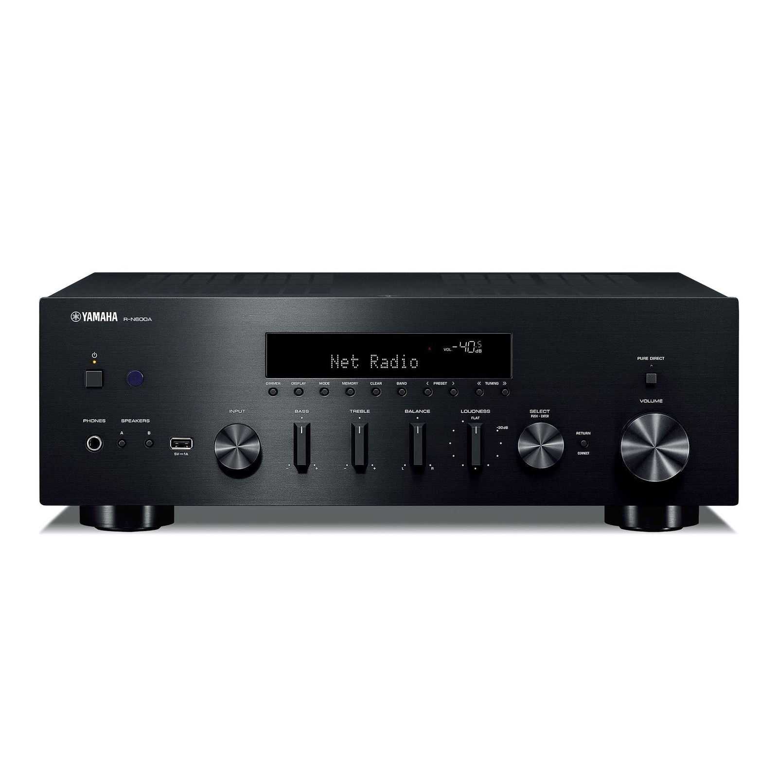 Yamaha R-N600A Sintoamplificatore Audio Network Receiver MusicCast Nero 49578126