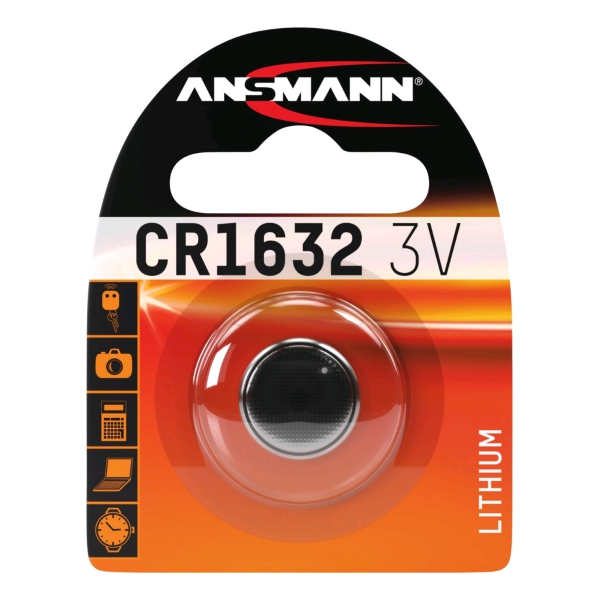 CR1632 Blister 1 pila Litio CR1632 Marca Ansmann 1516-0004