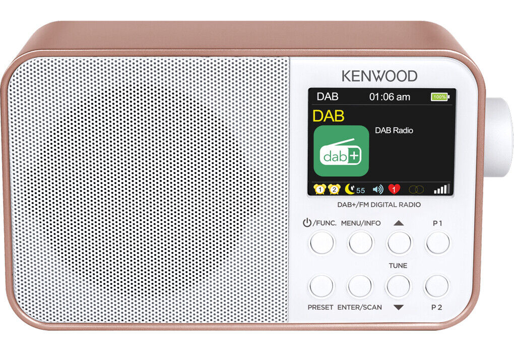 Radio Portatile Digitale Rose Gold Kenwood CR-M30DAB-R