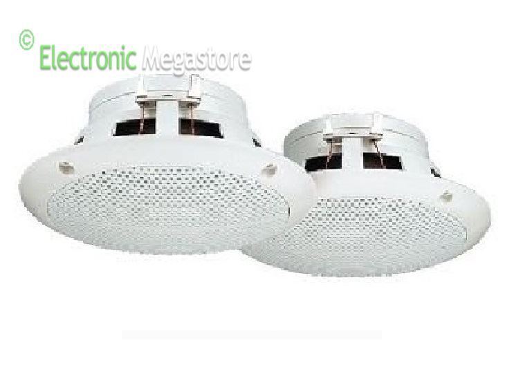 MONACOR SPE-230/WS COPPIA DI ALTOPARLANTI D INCASSO COASSIALE 2VIE 13CM 8OHM 50W