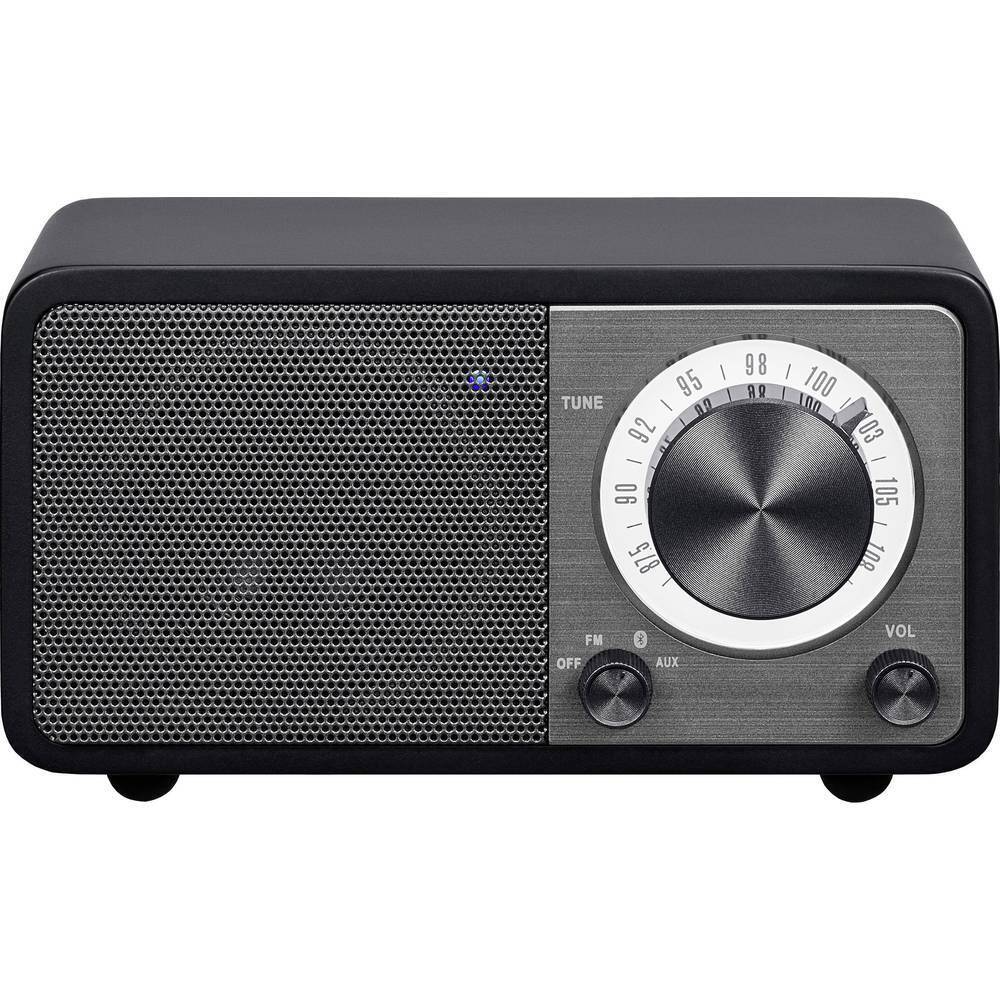 Sangean WR-7 Genuine Mini Radio da tavolo FM Bluetooth ricaricabile Nero