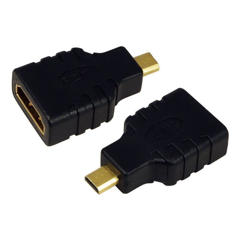 Adattatore da Micro HDMI Micro D maschio a HDMI femmina High speed con Ethernet