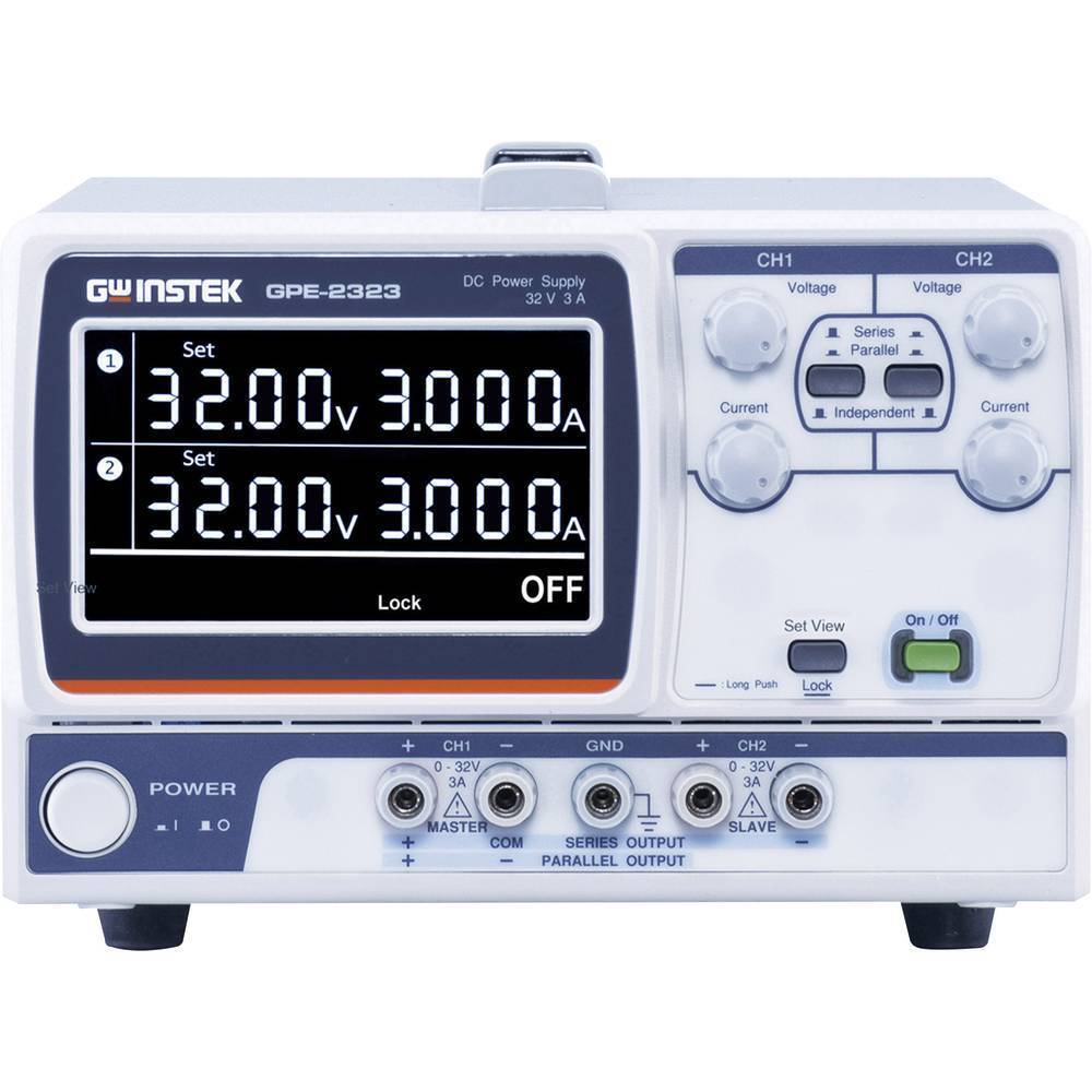 GW Instek GPE-2323 Alimentatore da laboratorio regolabile 0 - 32 V 0 - 3 A 192