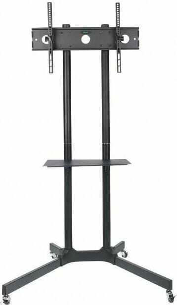 Staffa a pavimento con Mensola Trolley TV fino a 65" 60 kg Nero ICA-TR6 Techly