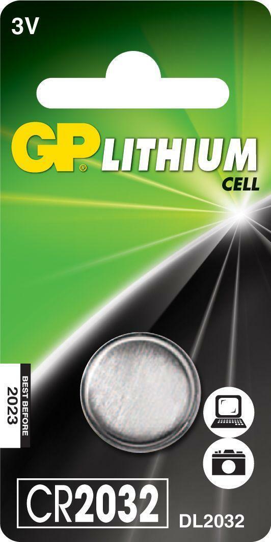 Gp Batteries Blister 1 Batteria Litio a Bottone CR2032