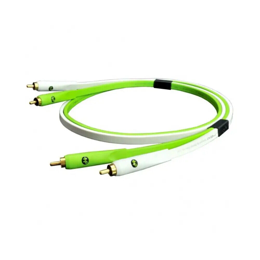 NEO BY OYAIDE D + RCA CLASS B (RCA - RCA) Cavo Piatto Altissima Qualità 1 Metro