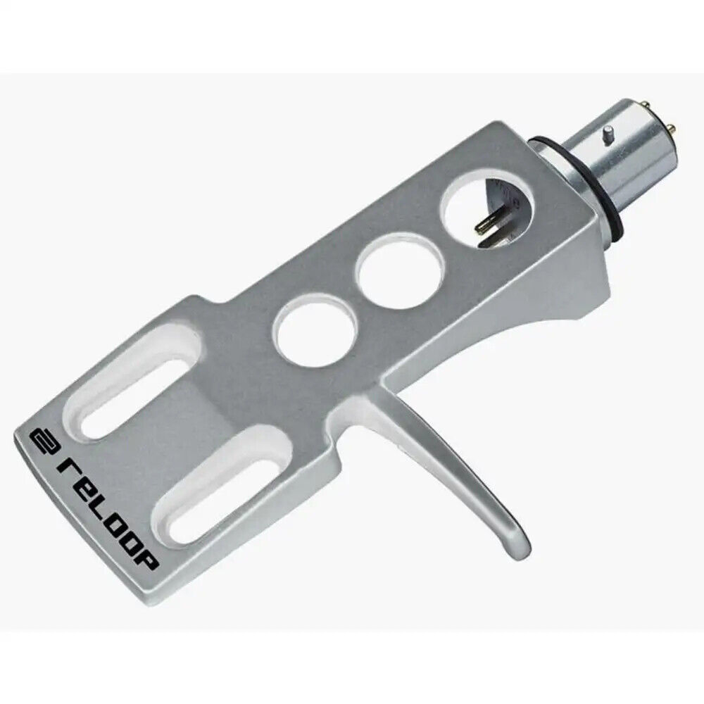 RELOOP HEADSHELL SILVER conchiglia con innesto sme porta testina giradischi NUOV