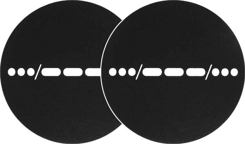Coppia Di Panni Antistatici - Feltri per Giradischi Slipmats S.O.S (Twin-Set)