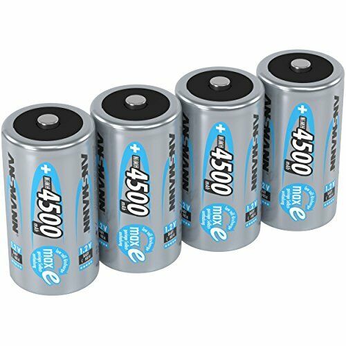 ANSMANN Baby C Akku MaxE Tipo 4500mAh Batteria Ricaricabile ad Alta (l7J)