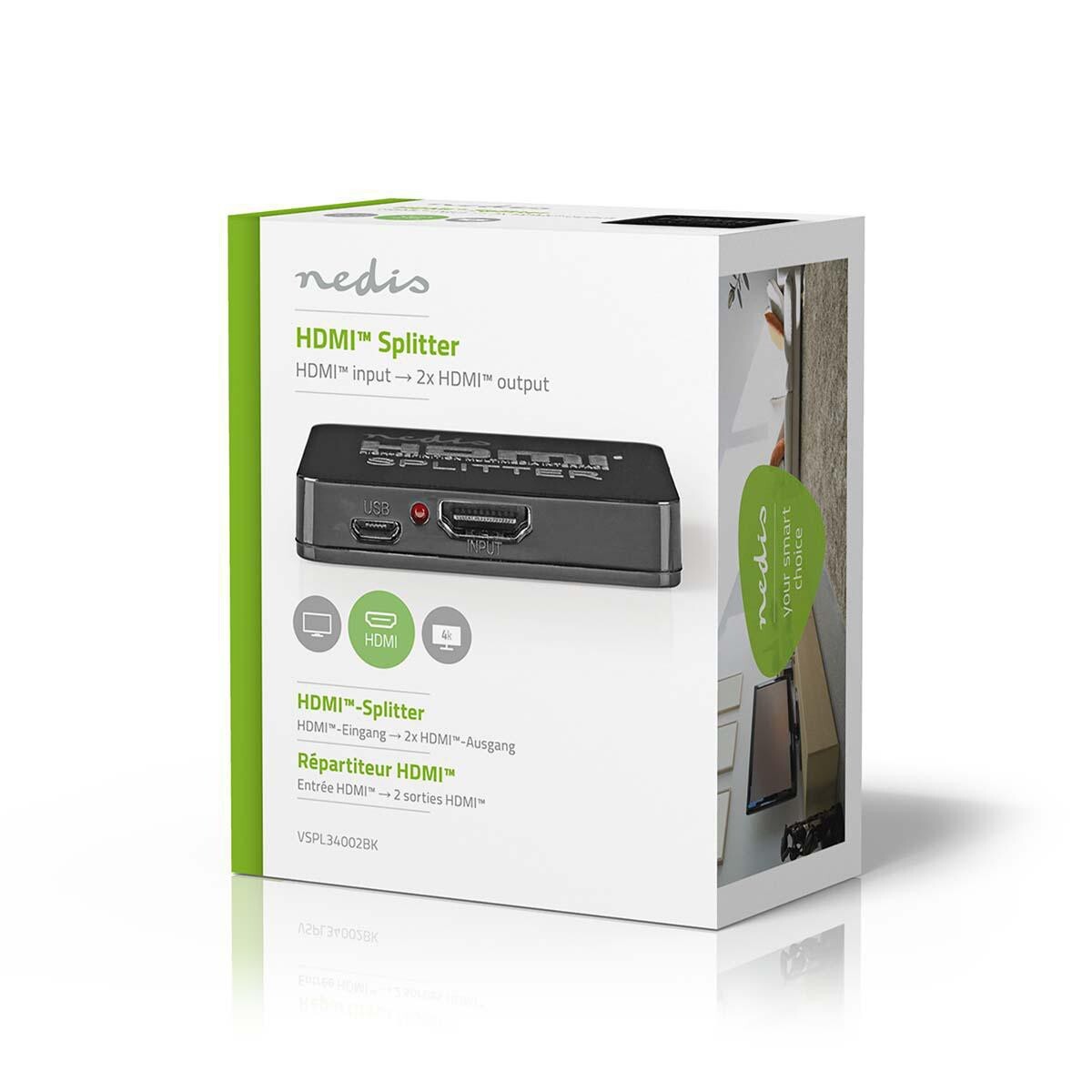 Splitter Hdmi 2 Porte           |