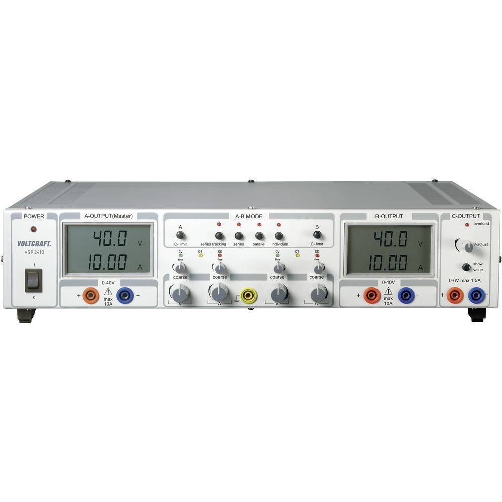 VOLTCRAFT VSP 2410 Alimentatore da laboratorio regolabile 0.1 - 40 V/DC 0 - 10