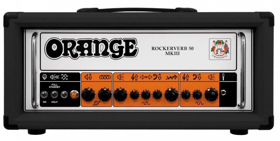 ORANGE ROCKERVERB 50H MKIII BK TESTATE VALVOLARI PER CHITARRA