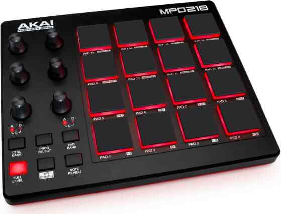 Midi Controller PAD 16 tasti + Software Ableton LITE MPD218 Akai Professional
