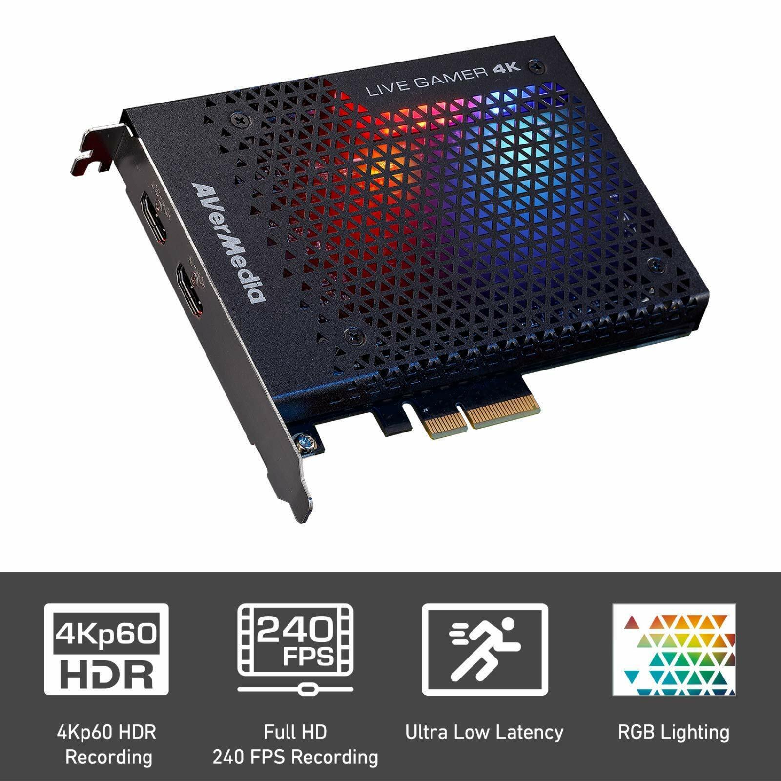 AVerMedia Live Gamer 4K - Streaming delle partite e Cattura video con (i9S)