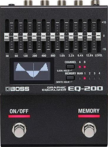 Boss / EQ-200 Grafico Equalizzatore Sofisticato Corpo,Semplice Funzione Nero New