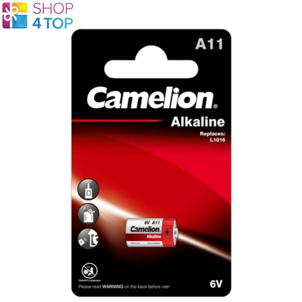 Camelion A11 Batteria Alcalina 6V No Mercury 38mAh LR11A 1BL Scadenza 2025 Nuovo