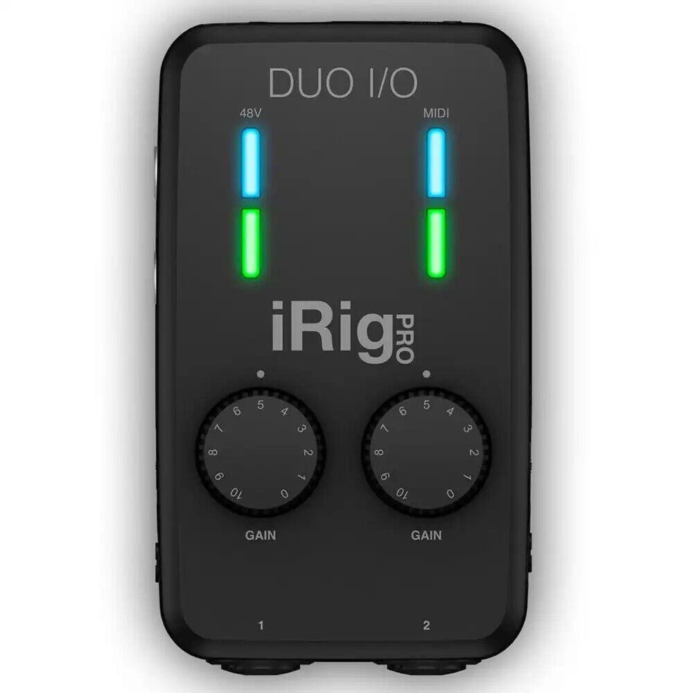 IK MULTIMEDIA IRIG PRO DUO I/O interfaccia audio midi usb a 2 canali ios android