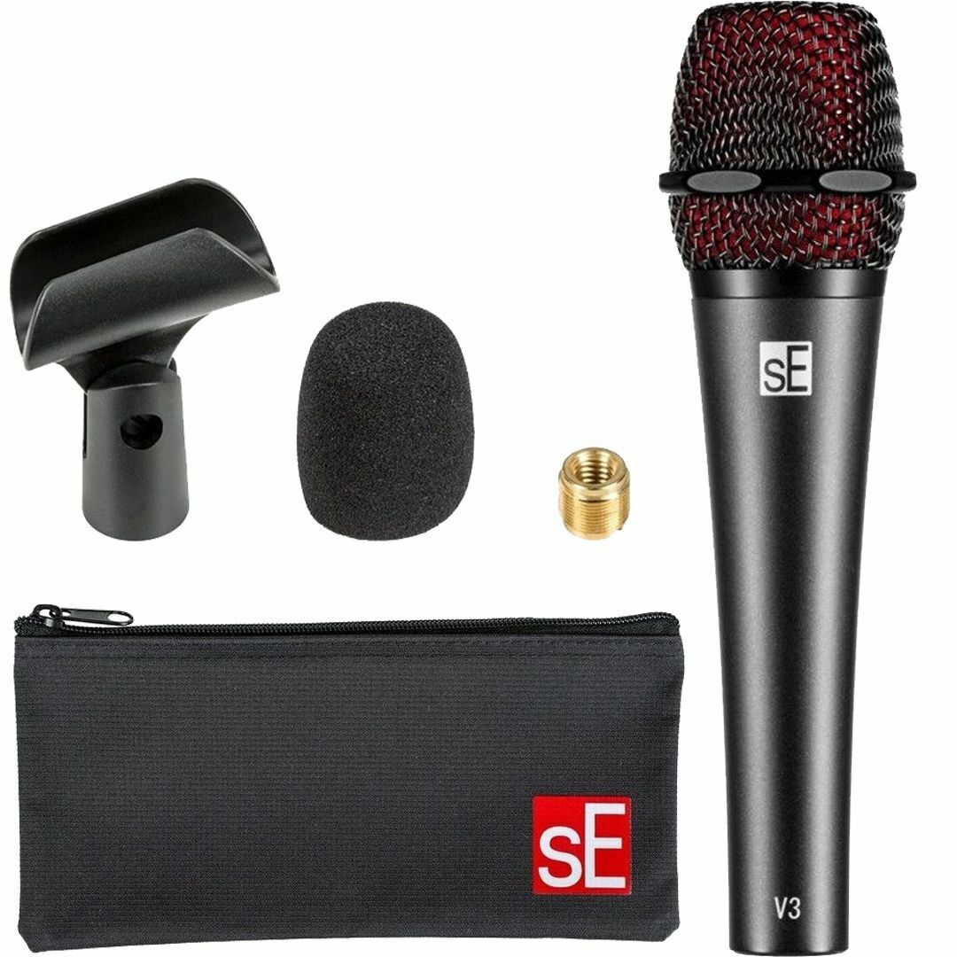 SE ELECTRONICS V3 microfono Dinamico Professionale Cardioide per Voce Canto Live