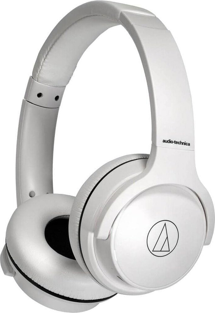 Audio-Technica Cuffie Bluetooth con Microfono integrato, Bianco - ATH-S220BTWH
