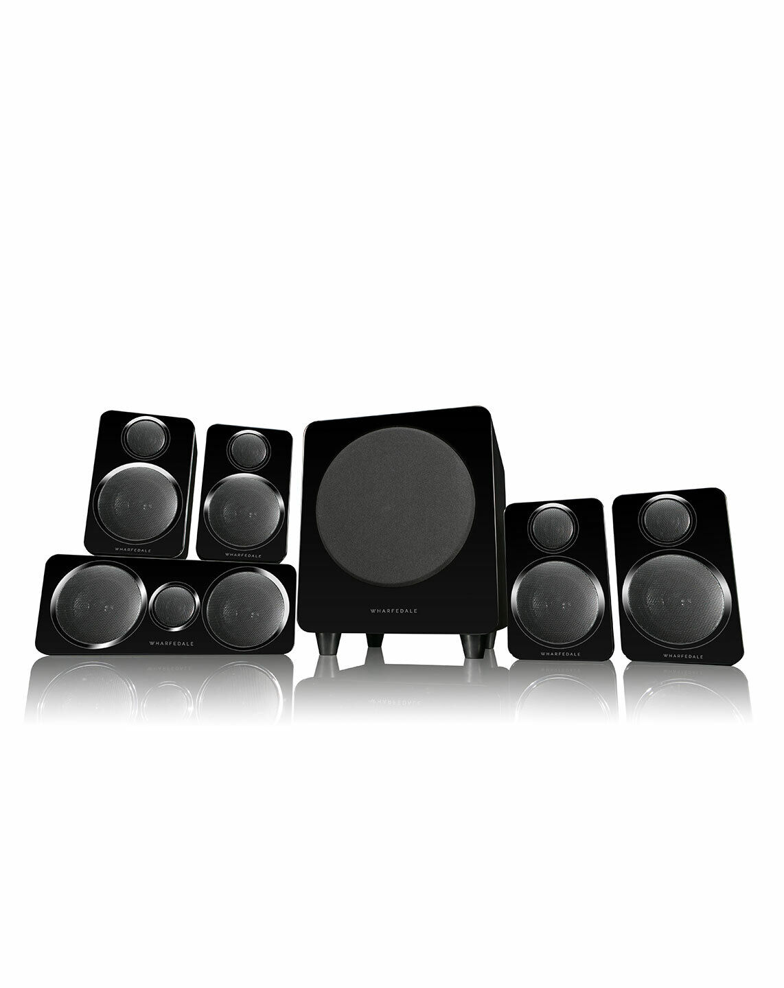 WHARFEDALE DX-2 HCP SISTEMA HT 5.1 BLACK NUOVO GARANZIA ITALIA
