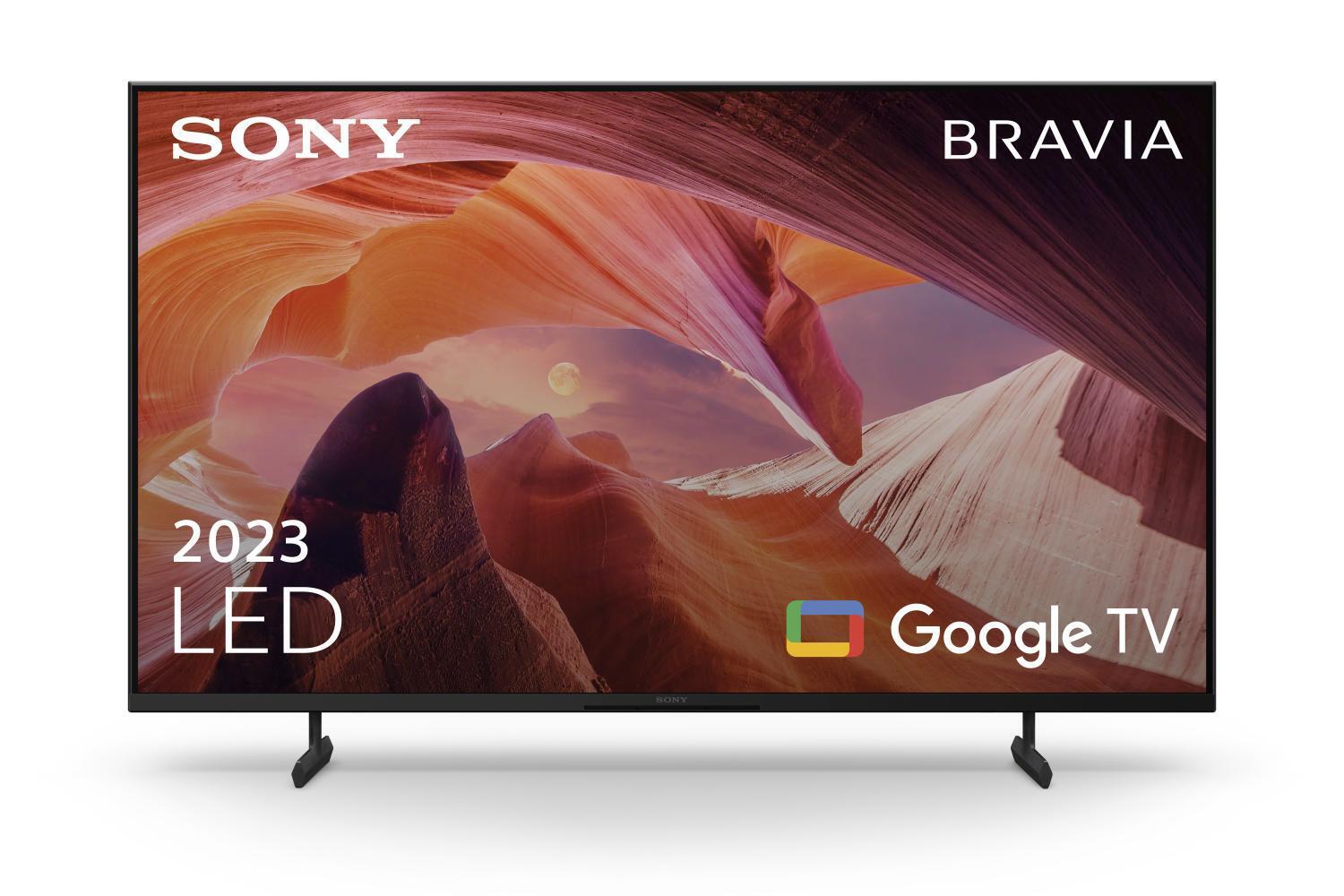 Smart TV 50 Pollici 4K Ultra HD Display Direct-LED Google TV Nero KD-50X80L Sony