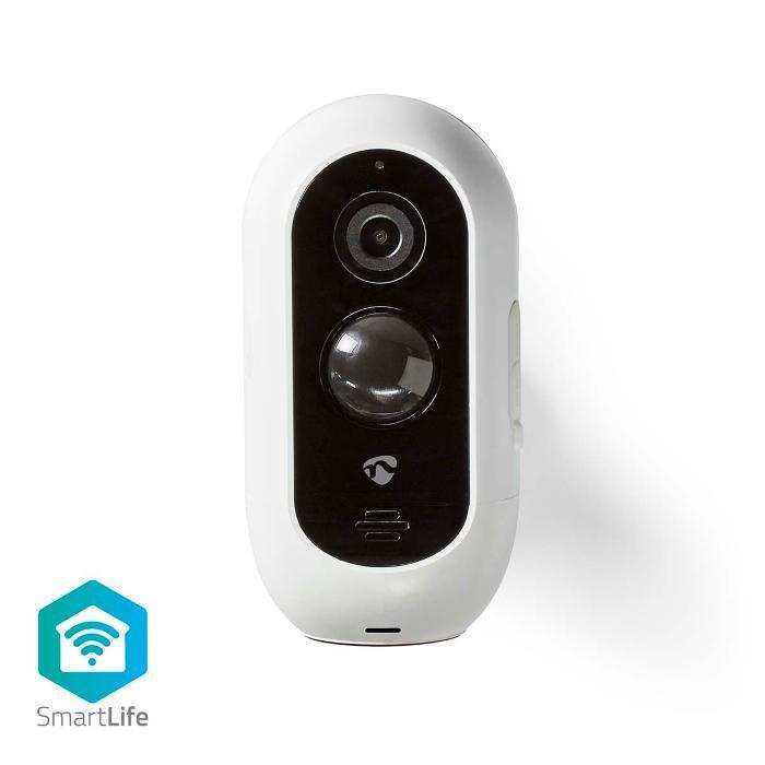 TELECAMERA SMART WIFI NEDIS WIFICBO30WT FULL HD 1080P, IP65, MAX DURATA DELLA BA