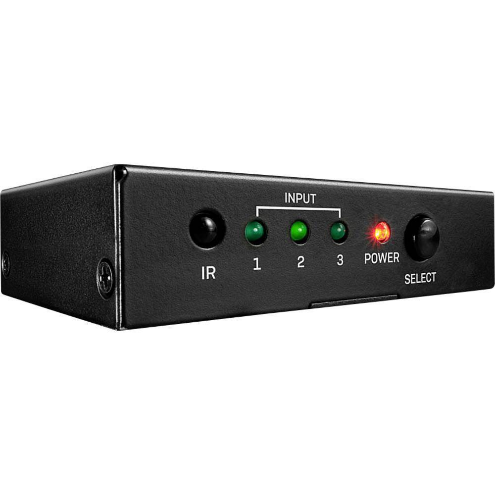 LINDY 3 Port HDMI 18G 3 Porte Switch HDMI 3840 x 2160 Pixel