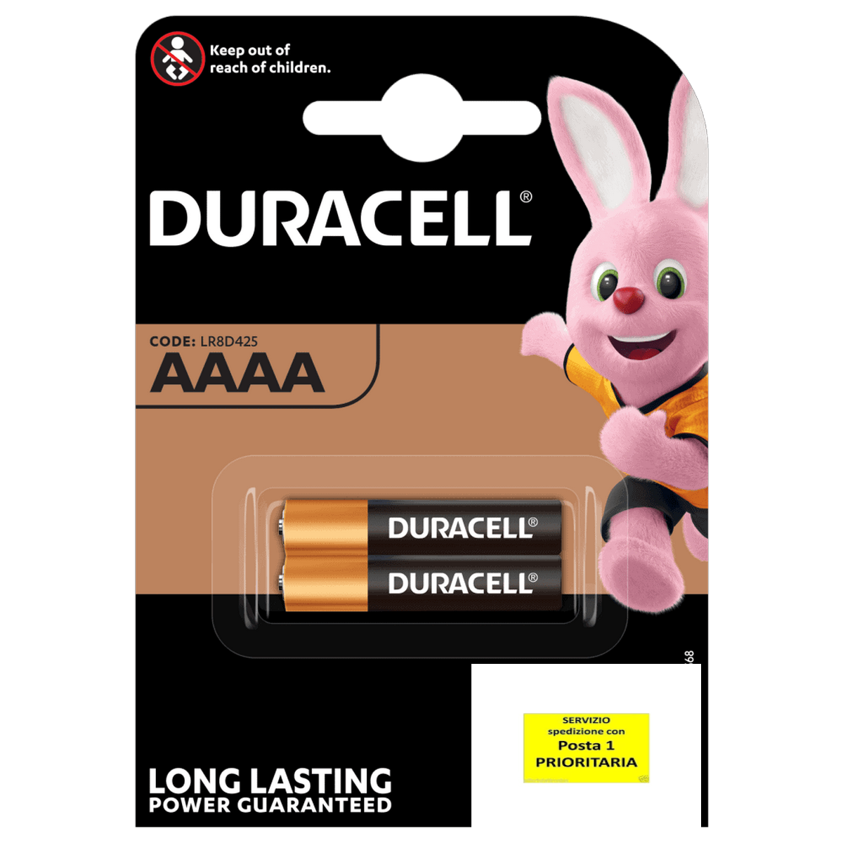 Duracell 2x Pila 1,5V Batteria AAAA microstilo alcalina LR8D425 M3 MN2500 E96