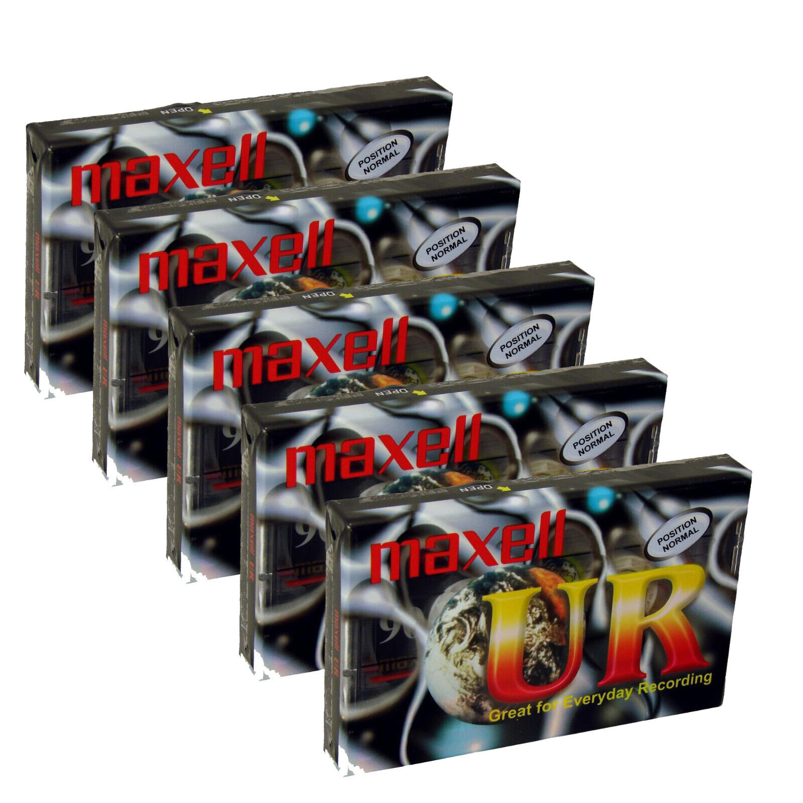5 CASSETTE CASSETTA AUDIO MAXELL UR 60 MINUTI AUDIO CASSETTA SCONTI QUANTITà