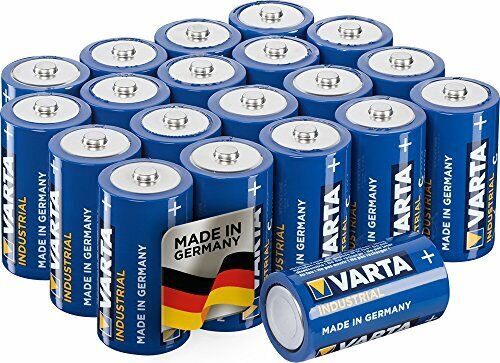 Varta Confezione Industrial 20 Batterie Alcaline, Tipo C LR14 Baby (i9k)
