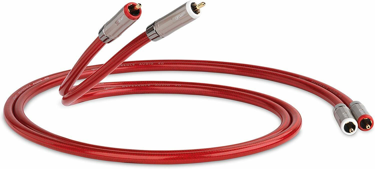 QED REFERENCE AUDIO 40 STEREO ANALOGUE INTERCONNECT 0,60 m (3.2ft)  NUOVO