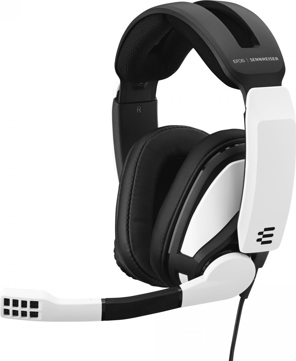 4Side Cuffie Gaming Microfono, con filo, Antirumore, Colore Bianco - 1000240