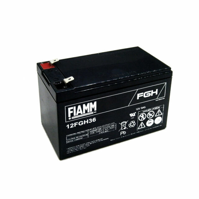 Batteria Fiamm 12V 9Ah ( FIAMM cod. 12FGH36 )