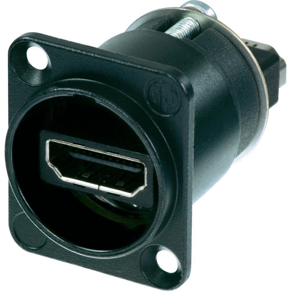 NAHDMIWB, HDMI Neutrik pannello passante, audio e video, colore Nero