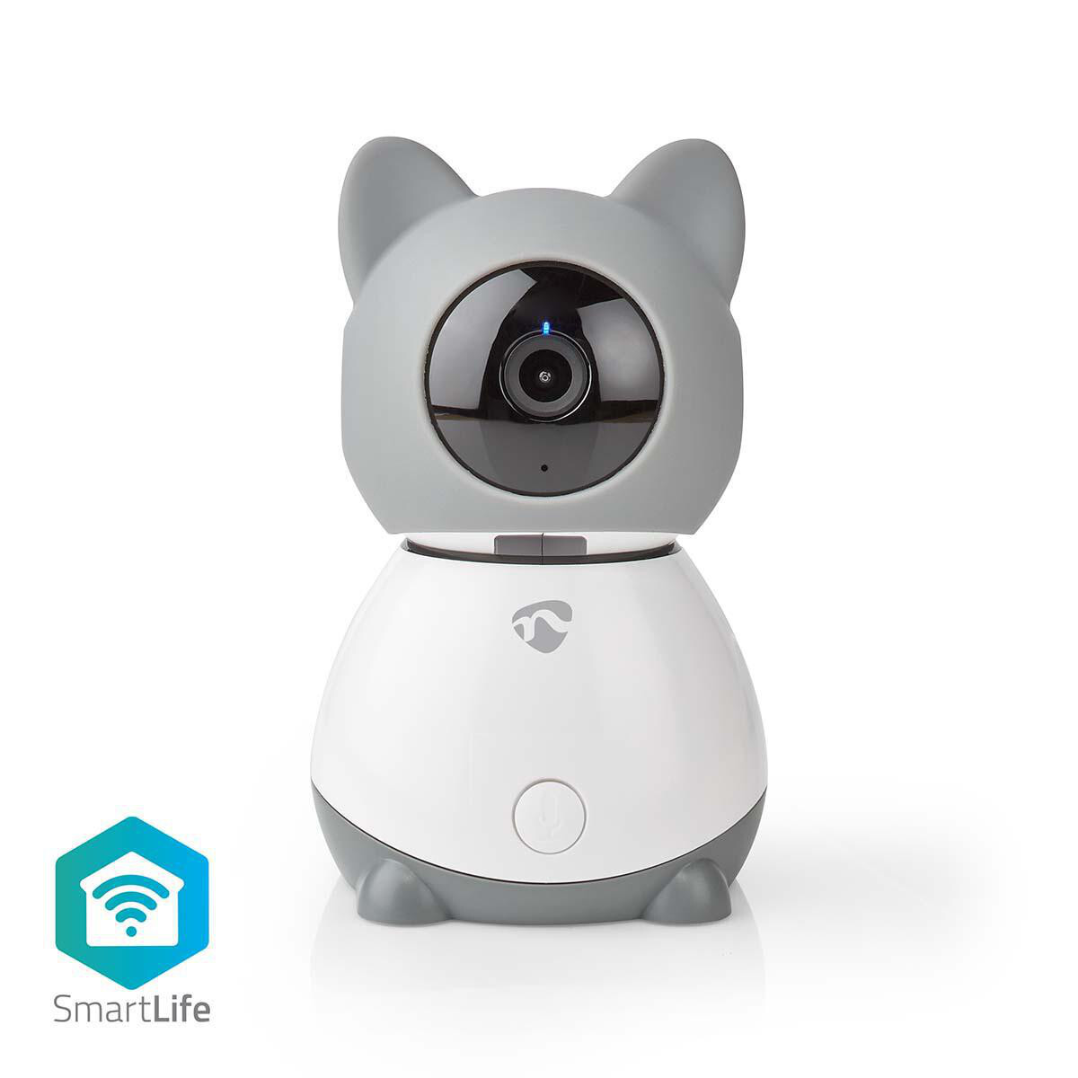 TELECAMERA SMART IP INTERNA FULL HD ANDROID IOS SENSORE MOVIMENTO NOTTURNA NEDIS
