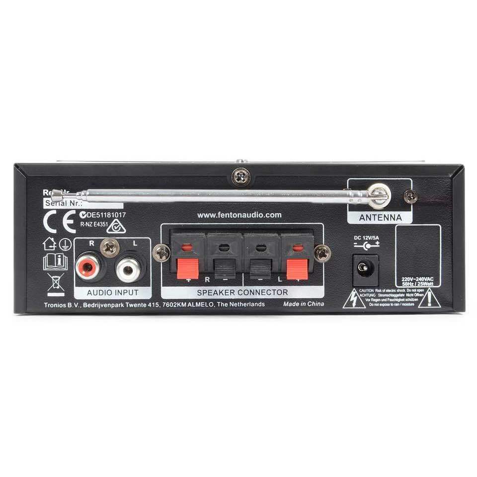 FENTON AV380BT SET AMP MP3/BT, 2 SPK,2 MIC KARAOKE