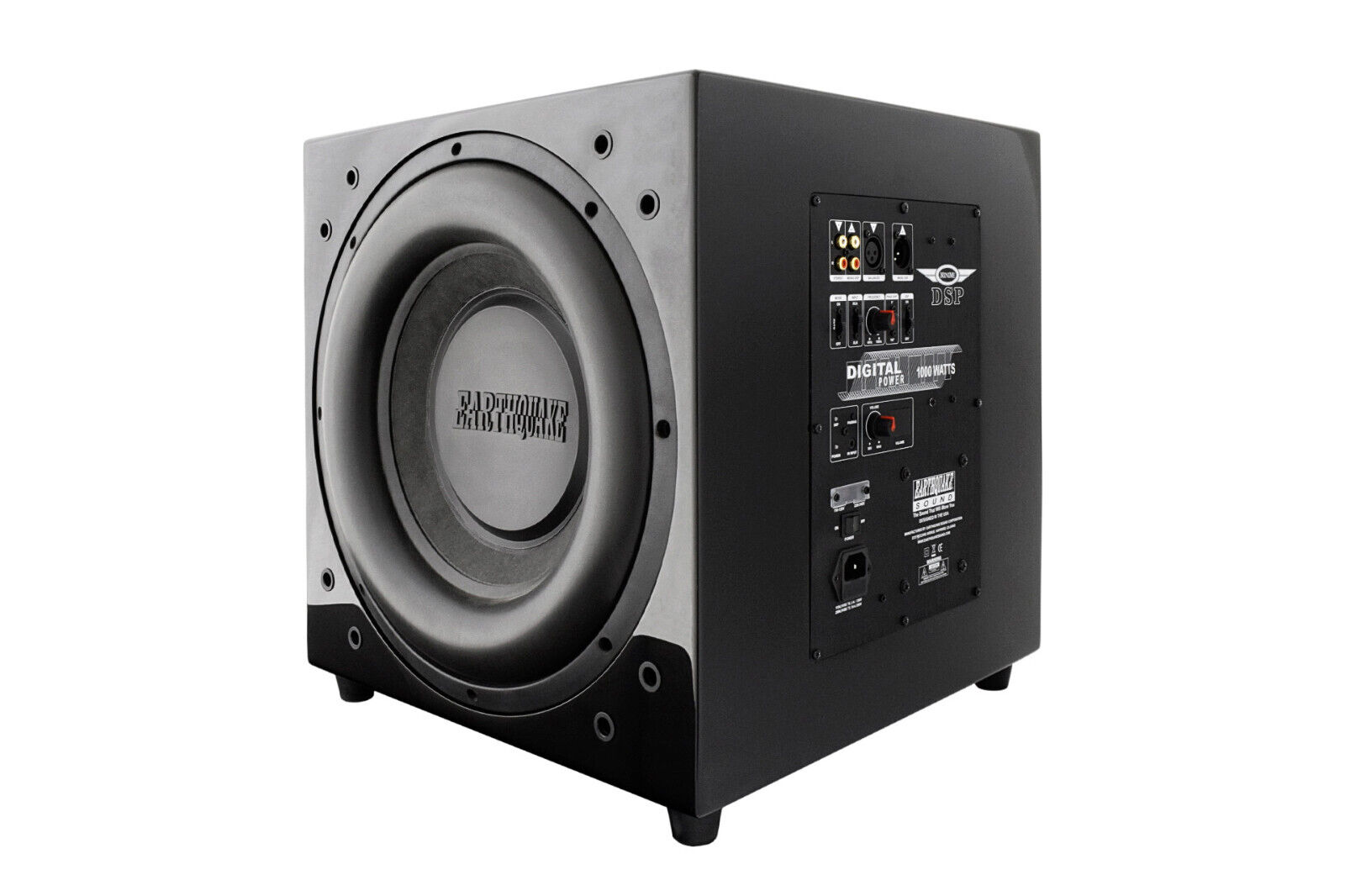 Earthquake Sound MiniMe-DSP-P15 15" 1000W DSP Powered Subwoofer Passive Radiator