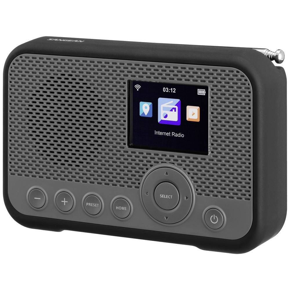 Sangean WFR-39 Radio Internet Pocket Internet, DAB, FM Internetradio, FM, WLAN