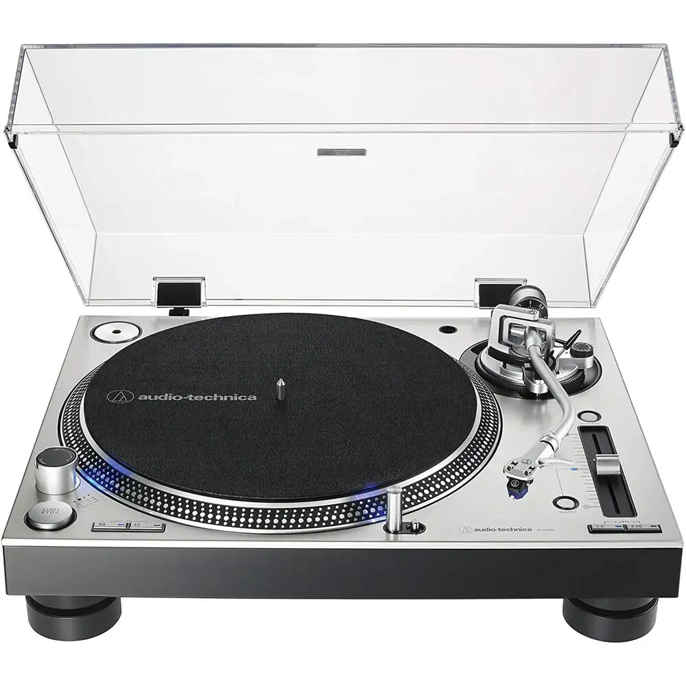 AUDIO-TECHNICA AT-LP 140XP SILVER piatto giradischi professionale per dj NUOVO