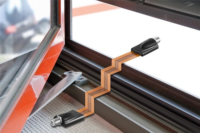Passaggio finestra SAT, estremamente piatto (0,3 mm) -  - Goobay