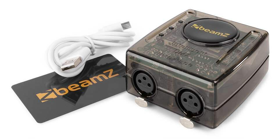 BEAMZ LIGHT RIDER/ESA2 USB/WIFI DMX INTER MIXER DIMMER LUCI