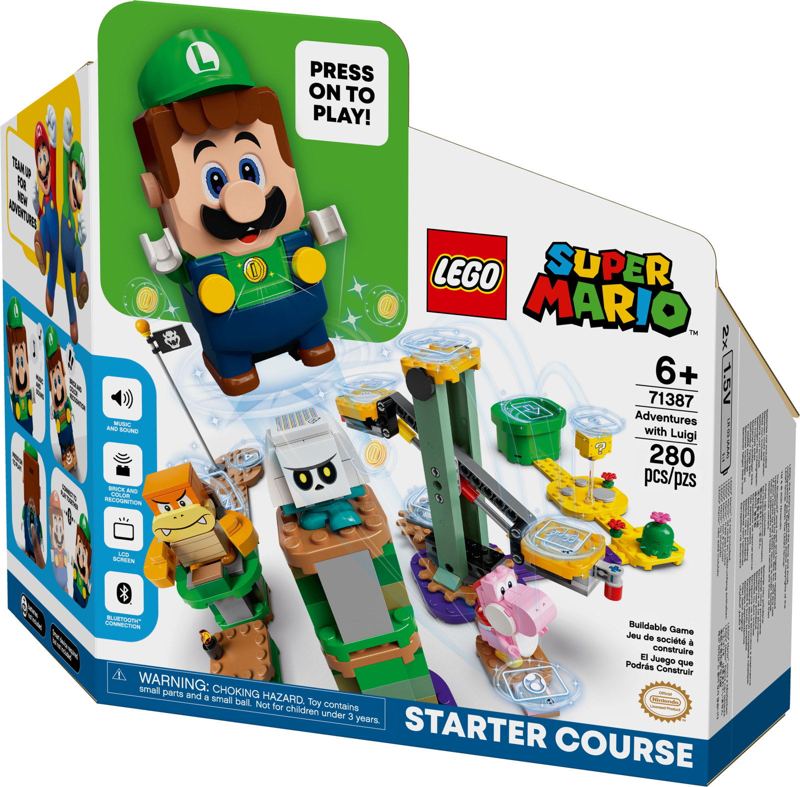 Merchandising Lego: 71387 - Super Mario - Avventure di Luigi - Starter Pack