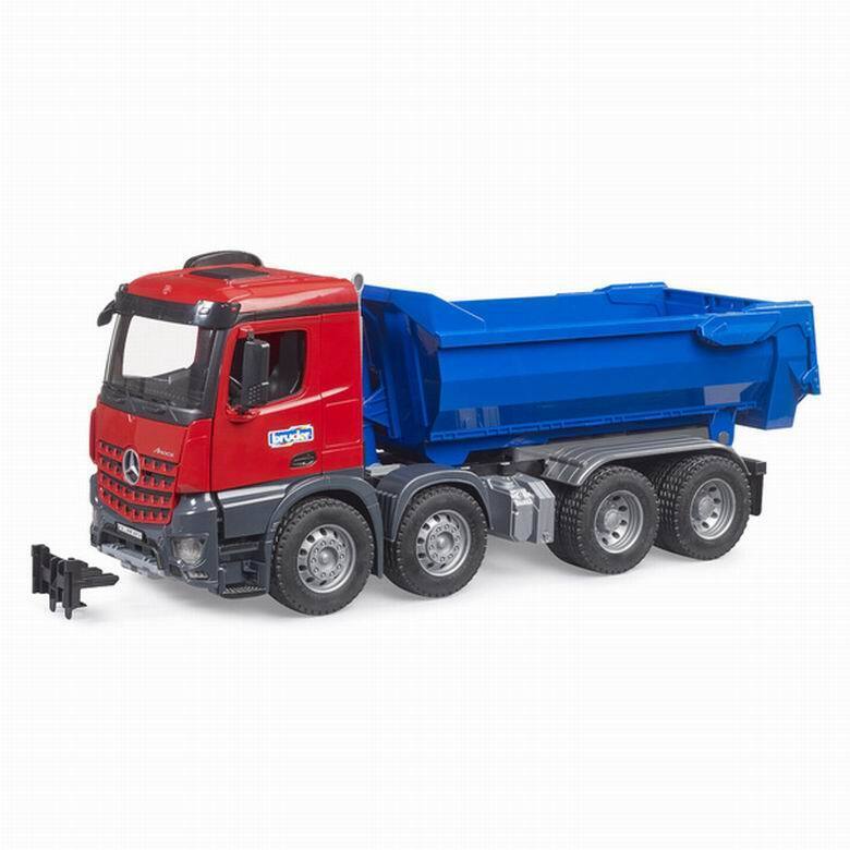 Merchandising Bruder: 3621 - Mb Arocs Camion Ribaltabile Moviemnto Terra