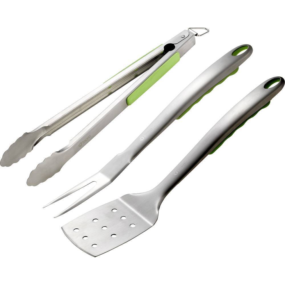 tepro Garten TEPRO Garten Posate barbecue Verde, acciaio inox